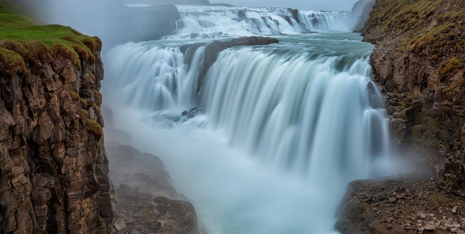 Gullfoss Waterfall Iceland