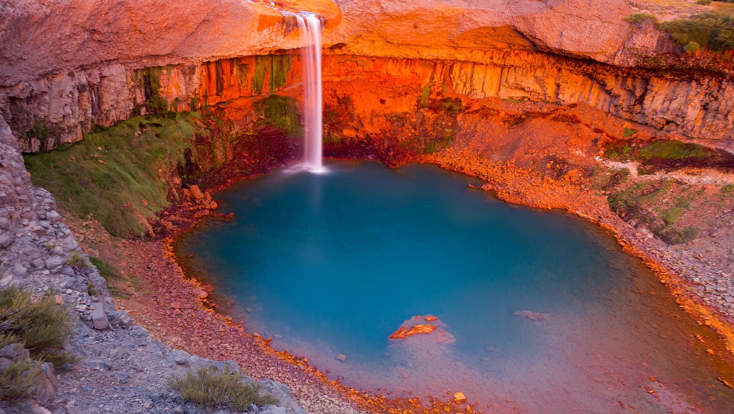 Salto del Agrio Waterfall Argentina