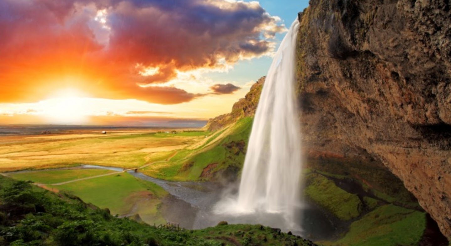 Seljalandsfoss Waterfall Iceland